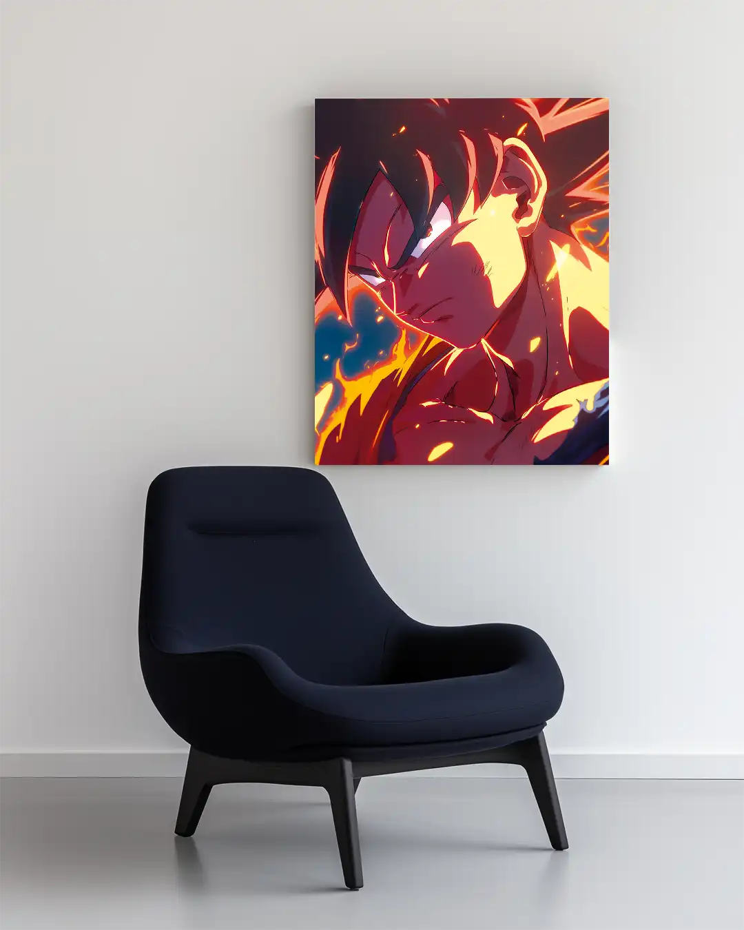 Cuadro de Goku – La furia de los Saiyajin