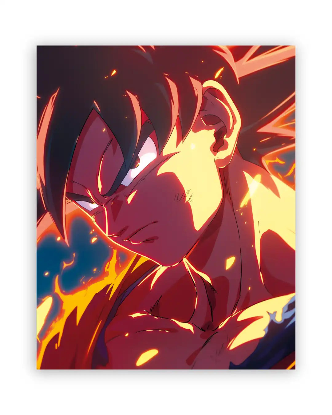 Cuadro de Goku – La furia de los Saiyajin