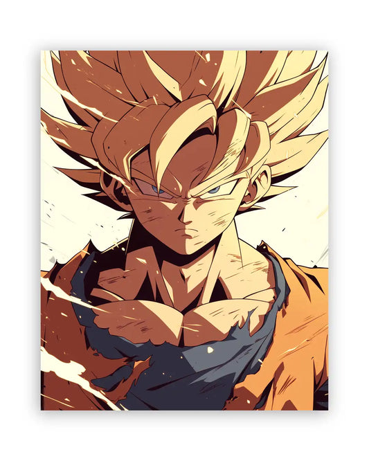 Cuadro de Goku – Dragon Ball Z - Super Saiyajin