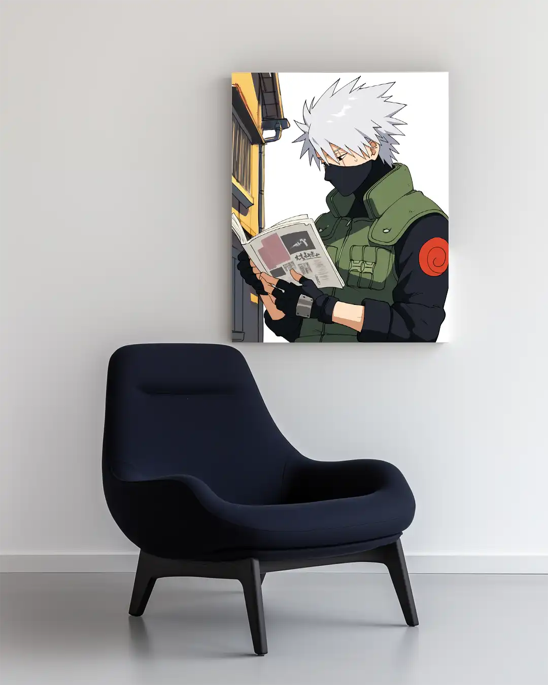 Cuadro de Kakashi Hatake – Naruto - Lectura Shinobi