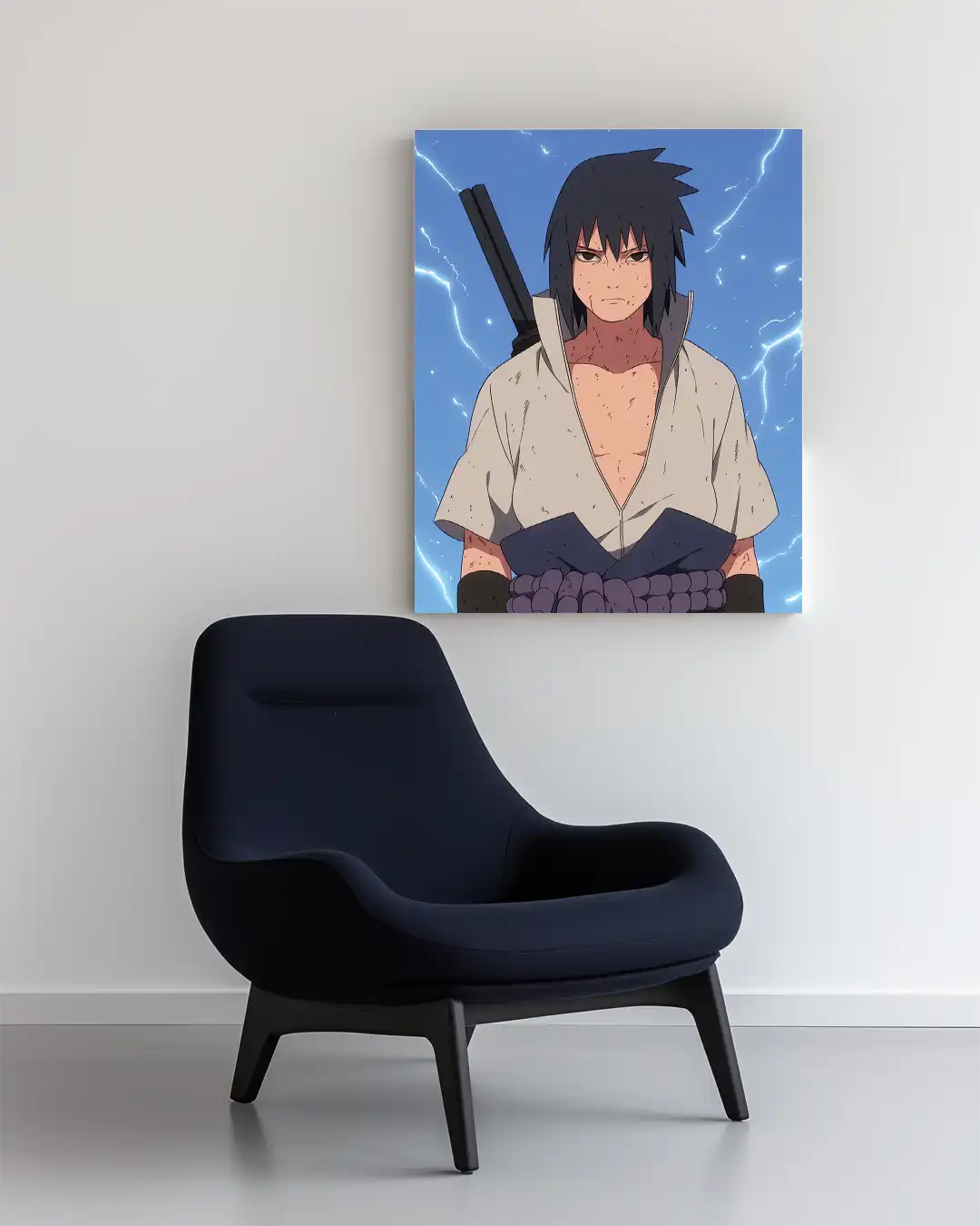 Cuadro de Sasuke Uchiha – Naruto Shippuden - Chidori