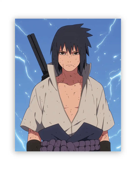 Cuadro de Sasuke Uchiha – Naruto Shippuden - Chidori